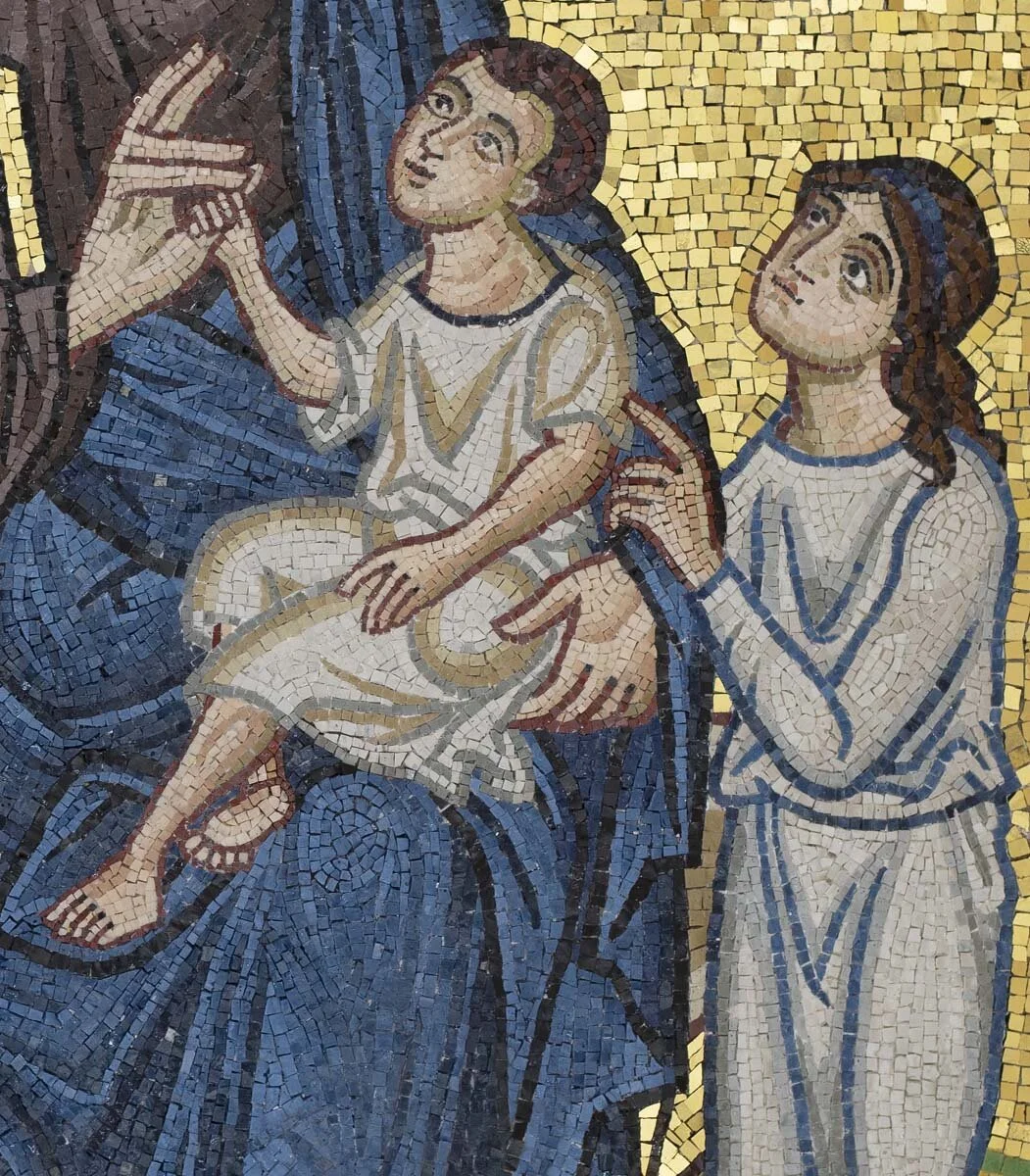 Children, Christ with the Children Mosaic, St George’s, Houston, Texas