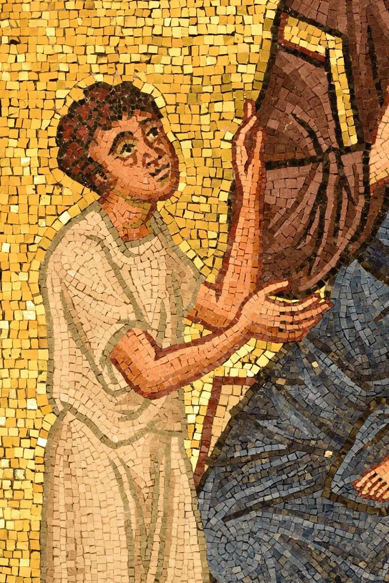 Child, Christ with the Children Mosaic, St George’s, Houston, Texas